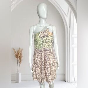 See By Chloe Strapless Cotton Minidress With Pockets